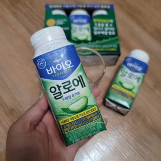 LIVE 매일바이오 알로에 드링킹 요거트 — 5점을 준 리뷰어가 2022년 4월 올린 사용 사진