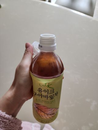 소담스퀘어 상암 제로카페인x제로칼로리 제주 유기농 유이크 구아바잎차 500ml x 6개입 (1박스) — 5점을 준 리뷰어가 2022년 11월 올린 사용 사진
