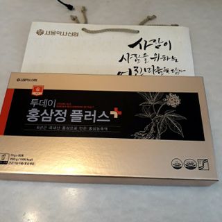 서울약사신협_투데이홍삼정플러스스틱_10g x 60포 — 5점을 준 리뷰어가 2021년 6월 올린 사용 사진