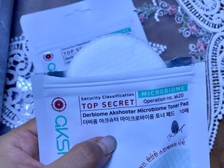 커스토젠 아크슈터 마이크로바이옴 토너패드 파우치타입 이중패드 1박스(50매) — 5점을 준 리뷰어가 2022년 7월 올린 사용 사진