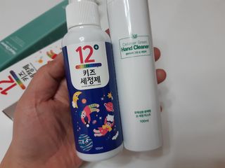 셀바이져 항균 스프레이 핸드워시 + 키즈세정제 SET — 5점을 준 리뷰어가 2021년 3월 올린 사용 사진