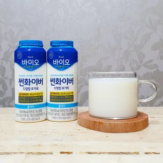 LIVE 매일바이오 썬화이버 드링킹 요거트 — 5점을 준 리뷰어가 2022년 8월 올린 사용 사진