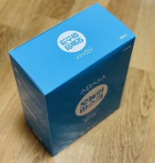 [심폐소생소] KF94 오늘의 마스크 대형 — 5점을 준 리뷰어가 2021년 10월 올린 사용 사진