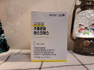 체인미 국화꽃 추출분말 에스오에스 곡류효소 과일채소 17종 혼합 분말 스틱 — 5점을 준 리뷰어가 2021년 12월 올린 사용 사진