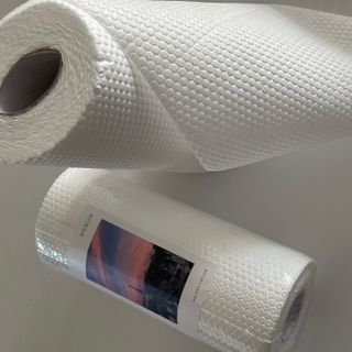 부직포나라 중금속유해물질ZERO 뜯어쓰는 주방 일회용수세미 60매 2매 — 3점을 준 리뷰어가 2022년 9월 올린 사용 사진