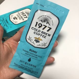 여우두마리 1977 콜드브루 스틱 더치커피 루후 커피팩토리 — 5점을 준 리뷰어가 2021년 2월 올린 사용 사진