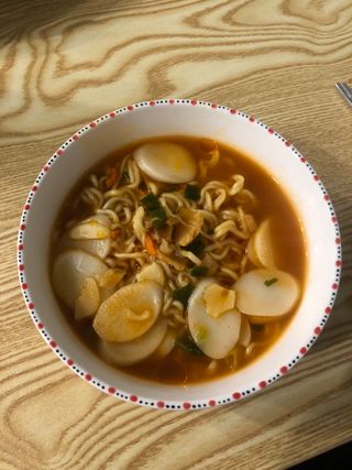 [풀무원] 자연은맛있다 정면, 백면, 홍면  세트 — 5점을 준 리뷰어가 2021년 4월 올린 사용 사진