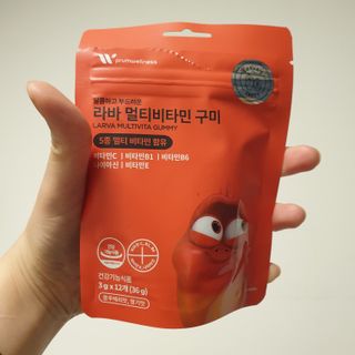 [푸름웰니스] 라바 멀티비타민 구미 36g — 5점을 준 리뷰어가 2022년 3월 올린 사용 사진