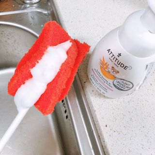 에티튜드 천연 젖병세정제 무향 아토베이비 폼타입 (295ml) 천연 친환경 비건 — 5점을 준 리뷰어가 2022년 8월 올린 사용 사진
