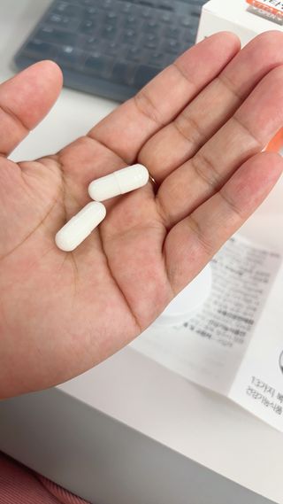 프리마인 성큼다가온 봄, 이너뷰티를 챙겨야 피부도 화사하게, 컨디션도 활기차게. 흡수율을 높인 고효율 비타민. — 5점을 준 리뷰어가 2022년 9월 올린 사용 사진