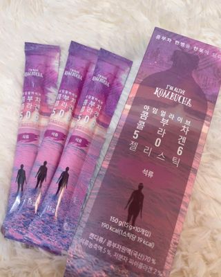 엘리샤코이 아임얼라이브 콤부차 콜라겐 506 스틱젤리 석류 — 5점을 준 리뷰어가 2021년 12월 올린 사용 사진