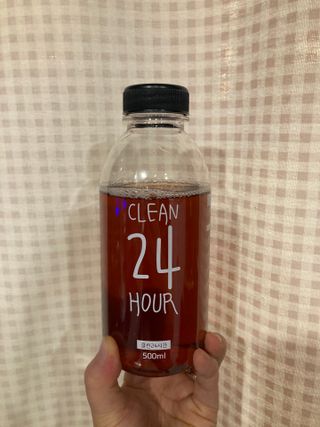 클린24시간 1BOX(5포) + 전용보틀(500ml) — 5점을 준 리뷰어가 2022년 10월 올린 사용 사진