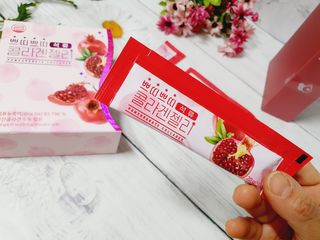 헬스업_쁘띠쁘띠석류콜라겐젤리_20g x 14포 — 5점을 준 리뷰어가 2021년 3월 올린 사용 사진