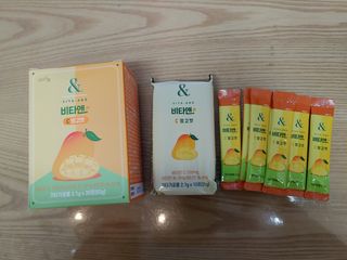비타앤C 레몬맛, 망고맛 — 5점을 준 리뷰어가 2021년 4월 올린 사용 사진