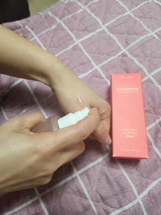 산다화 더블 이펙트 안티 링클 세럼 50ml — 5점을 준 리뷰어가 2023년 2월 올린 사용 사진