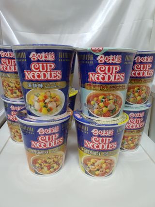 NISSIN 닛신 컵누들  4종 - 씨푸드오리지날, 씨푸드 스파이시, 씨푸드 커리, 씨푸드 XO소스 — 5점을 준 리뷰어가 2023년 1월 올린 사용 사진