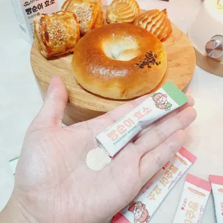 아이비웰니스 빵순이 효소 키위맛 7포 + 석류맛 7포 (총 14포, 2주분) — 5점을 준 리뷰어가 2022년 10월 올린 사용 사진