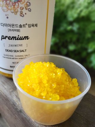 프리[바스참] 다이아몬드솔트 프리미엄(자스민향) — 5점을 준 리뷰어가 2024년 6월 올린 사용 사진