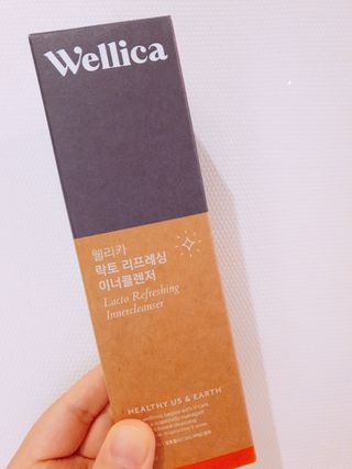 웰리카_V CARE 웰리카 락토 리프레싱 이너클렌저 — 5점을 준 리뷰어가 2020년 12월 올린 사용 사진