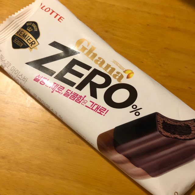 가나 ZERO 아이스바 리뷰 사진