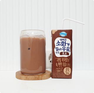 [구매평]덴마크 소화가 잘되는 우유로 만든 초코, 190ml, 24개 — 5점을 준 리뷰어가 2025년 2월 올린 사용 사진