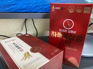 힘내라김홍삼 홍삼활력진 50ml x 5포 — 5점을 준 리뷰어가 2021년 4월 올린 사용 사진