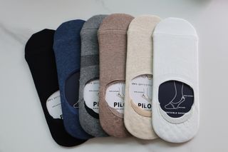 [사이즈가 있는 양말 필로이]남자 덧신 6족 선물 세트_나를 위한 선물or마음을 전하는 선물【 S, M, L, XL】 — 5점을 준 리뷰어가 2022년 6월 올린 사용 사진