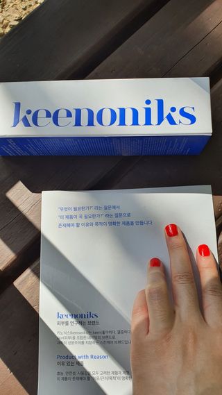 키노닉스 블루밍 세럼 인 미스트 — 5점을 준 리뷰어가 2021년 9월 올린 사용 사진
