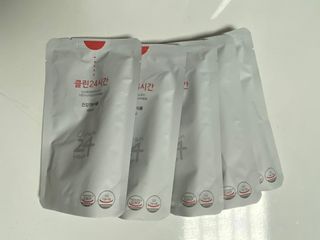 클린24시간 1BOX(5포) + 전용보틀(500ml) — 5점을 준 리뷰어가 2022년 7월 올린 사용 사진