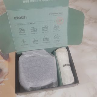 free [아토르] 9종 임상완료 아토르 다름 샴푸바_블랙  프리미엄 두피 케어 샴푸바 — 5점을 준 리뷰어가 2024년 4월 올린 사용 사진
