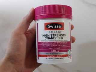 Swisse 스위스 고함량 크랜베리 25000mg 90정 — 5점을 준 리뷰어가 2021년 1월 올린 사용 사진