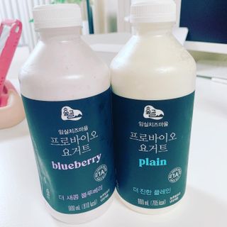 숲골 임실치즈마을 프로바이오 요거트 900ml — 4.5점을 준 리뷰어가 2021년 8월 올린 사용 사진