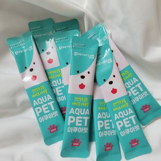 펫시랩 반려견용 액상 프리바이오틱스 아쿠아펫 — 5점을 준 리뷰어가 2021년 1월 올린 사용 사진