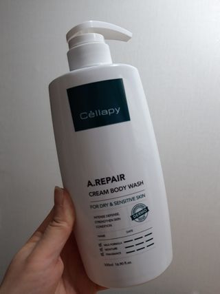 셀라피 에이리페어 크림 바디 워시 2세대 500ml — 5점을 준 리뷰어가 2021년 1월 올린 사용 사진