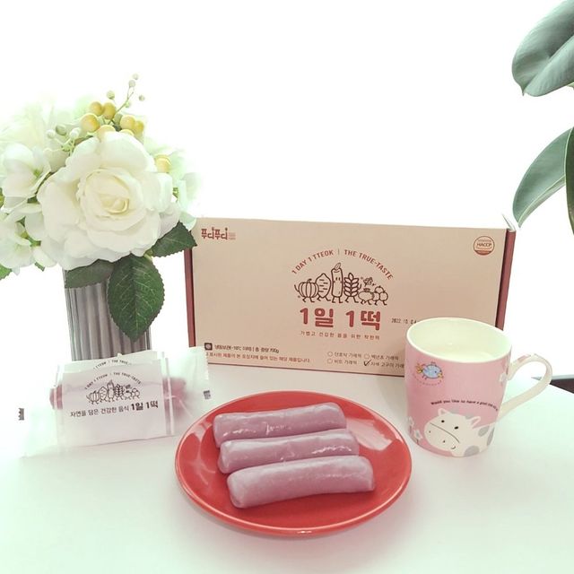 [푸디푸디] 1일1떡!  가래떡 낱개포장 아침식사 식사대용! 7종 세트 혼합 (1BOX=14개입) 리뷰 사진