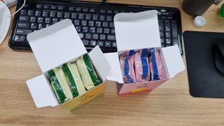 비타앤C 레몬맛, 망고맛 — 5점을 준 리뷰어가 2021년 8월 올린 사용 사진