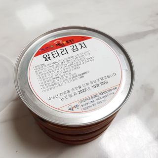 셰프애찬 알타리김치 총각김치 1kg — 5점을 준 리뷰어가 2022년 10월 올린 사용 사진