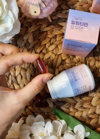 건강상점 그날의 힐링타민 포우먼 — 5점을 준 리뷰어가 2022년 10월 올린 사용 사진
