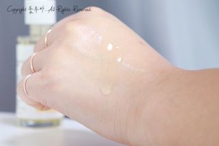 랑벨 비타 에너지 잡티 앰플 50ml 고농축 비타민, 저자극, 수분 촉촉, 미백 앰플 — 5점을 준 리뷰어가 2022년 3월 올린 사용 사진