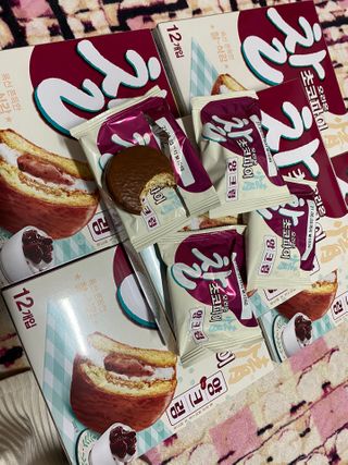 찰초코파이 앙크림 찰 초코파이 정 앙크림 — 5점을 준 리뷰어가 2020년 12월 올린 사용 사진