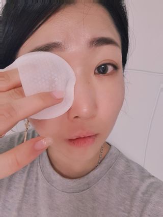 세렌디뷰티 리부스팅 시카 클렌징 패드 — 5점을 준 리뷰어가 2021년 7월 올린 사용 사진
