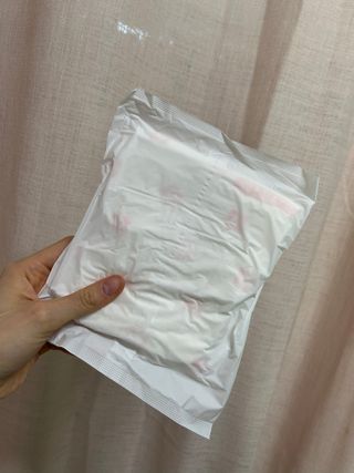 N[템포 ] 패드 내추럴 순면 입는 오버나이트 5P * 2개 — 5점을 준 리뷰어가 2024년 1월 올린 사용 사진