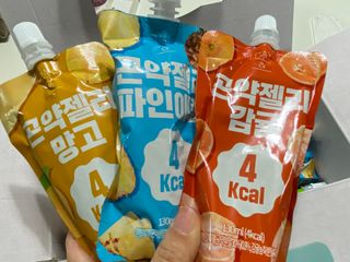 참앤들황토농원 10가지 맛, 입맛대로 스페셜하게~ 가볍게 한 포 땡! 곤약젤리 스페셜 패키지 130ml x 30포 — 5점을 준 리뷰어가 2022년 12월 올린 사용 사진