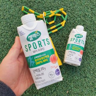셀렉스스포츠 셀렉스 스포츠 웨이 프로틴 복숭아_ 330ml x 12팩 — 5점을 준 리뷰어가 2021년 3월 올린 사용 사진