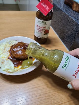 가비야 프리미엄 멕시코 살사 4종 택2 — 5점을 준 리뷰어가 2021년 6월 올린 사용 사진