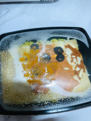 직탁 식단관리 3종 도시락 (두부 라자냐 라구빠에야, 두부로제 미트볼파스타, 닭탕수 직화 짜장 두부면) — 4.5점을 준 리뷰어가 2022년 7월 올린 사용 사진