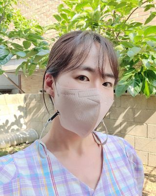 [애니가드] 셋업 메베마스크라이트  (대형 4컬러 + 중형 4컬러) — 5점을 준 리뷰어가 2022년 6월 올린 사용 사진