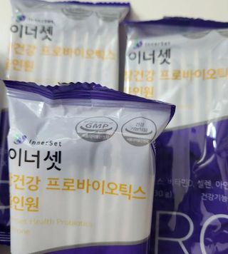 이너셋 장건강 프로바이오틱스 올인원 — 5점을 준 리뷰어가 2023년 1월 올린 사용 사진