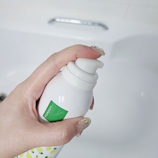 여우두마리 아기 버블클렌저 버블폼 거품놀이 유아바디워시 배쓰밤 입욕제 — 5점을 준 리뷰어가 2021년 2월 올린 사용 사진