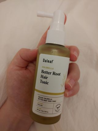 달리프 클로렐라 베러 루트 헤어토닉 100ml — 4.5점을 준 리뷰어가 2021년 5월 올린 사용 사진